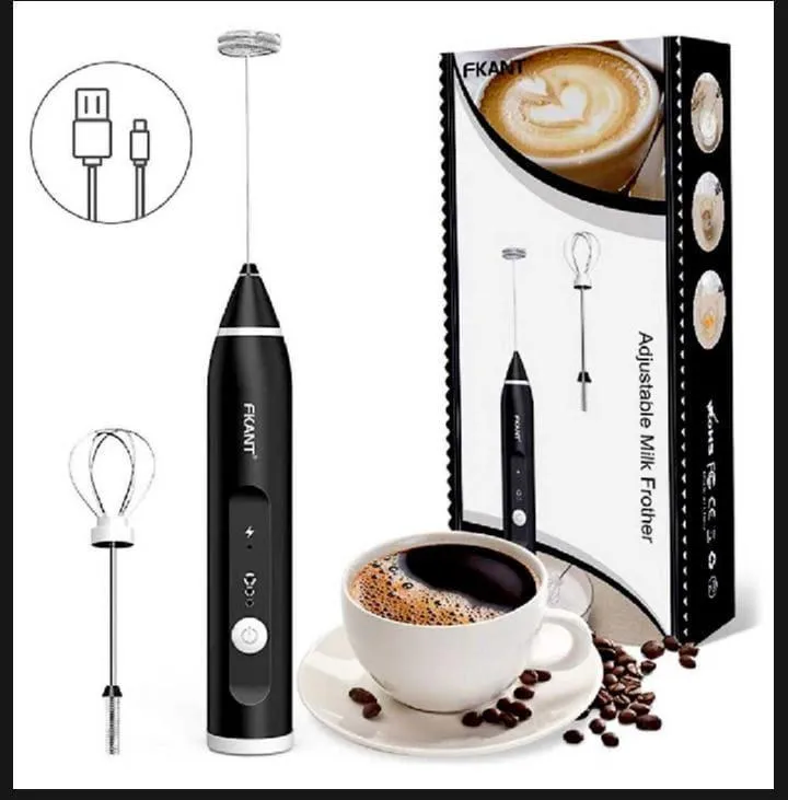 Rechargeable Electric Coffee Beater