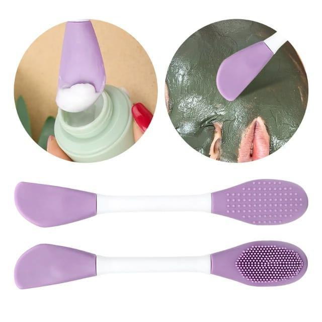Silicone Face Mask Brush Pack of 4 Reusable Travel Friendly