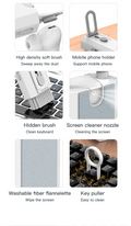 8 Pcs Plastic Tool Kit Set for many purposes