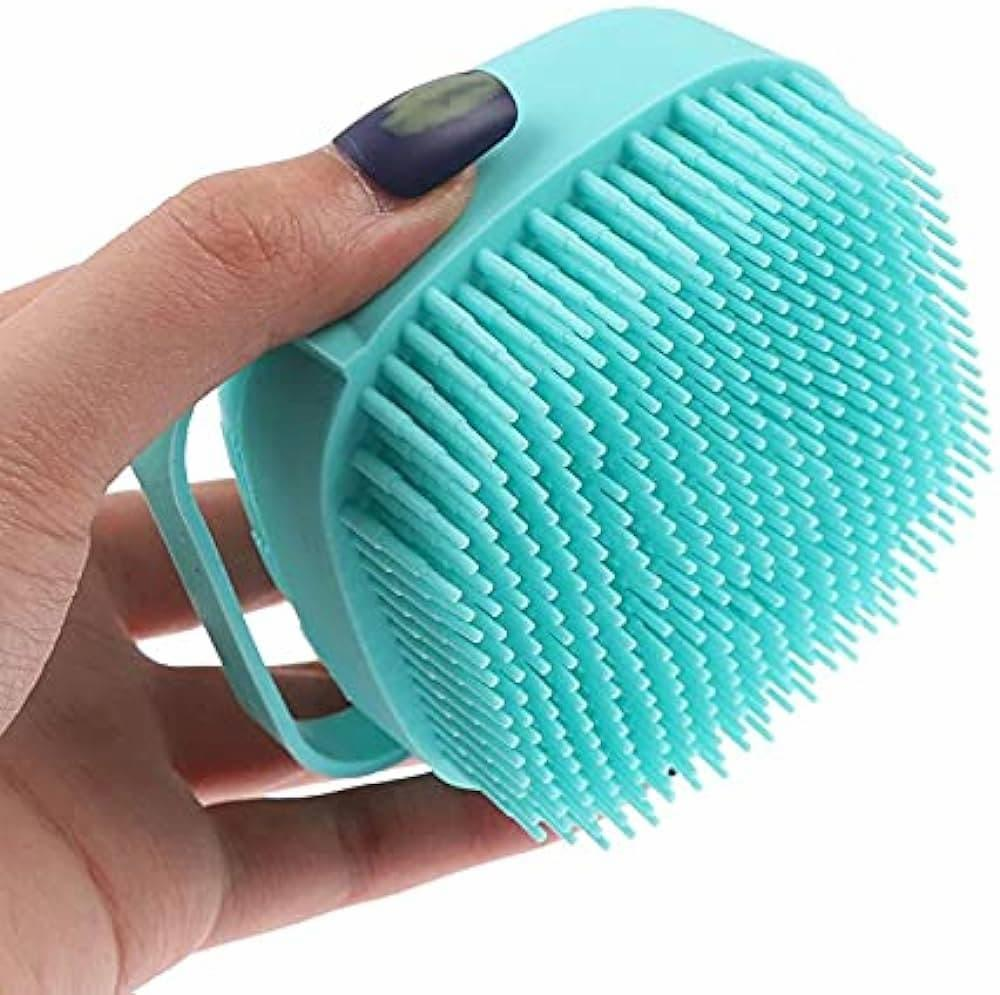 Ultra Thin Silicone Bath Body Brush Yellow