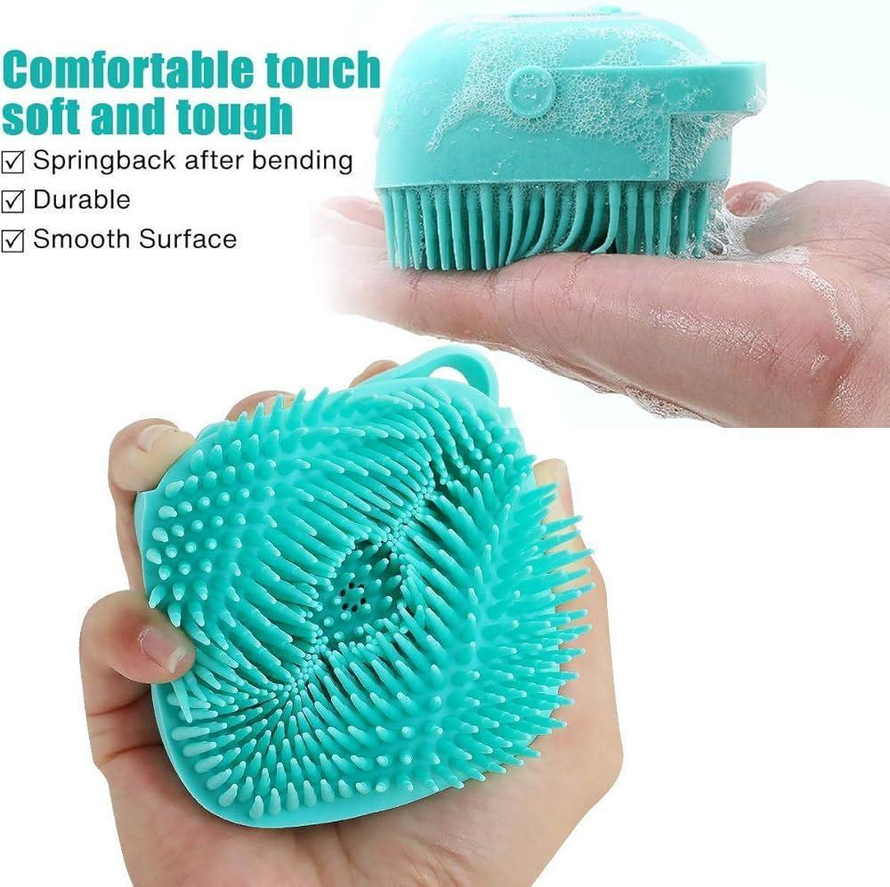 Ultra Thin Silicone Bath Body Brush Yellow