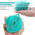 Ultra Thin Silicone Bath Body Brush Yellow