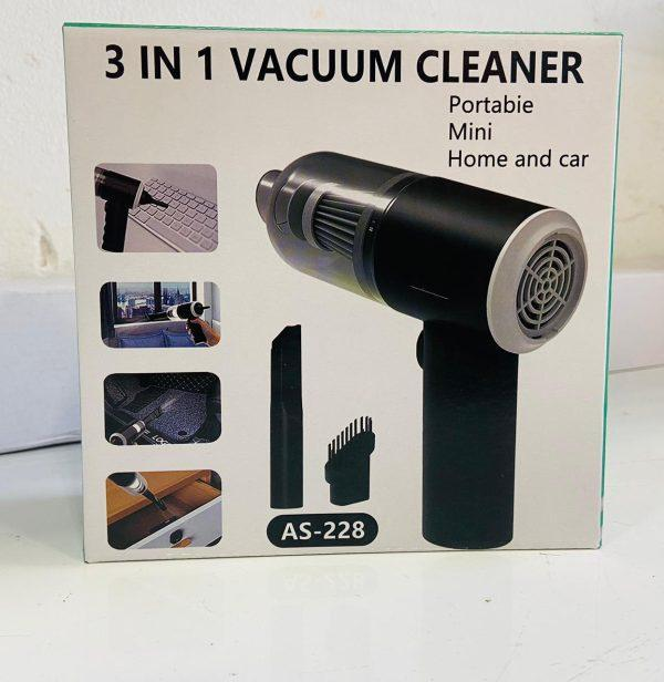 Portable Rechargeable Vacuum Cleaner Black